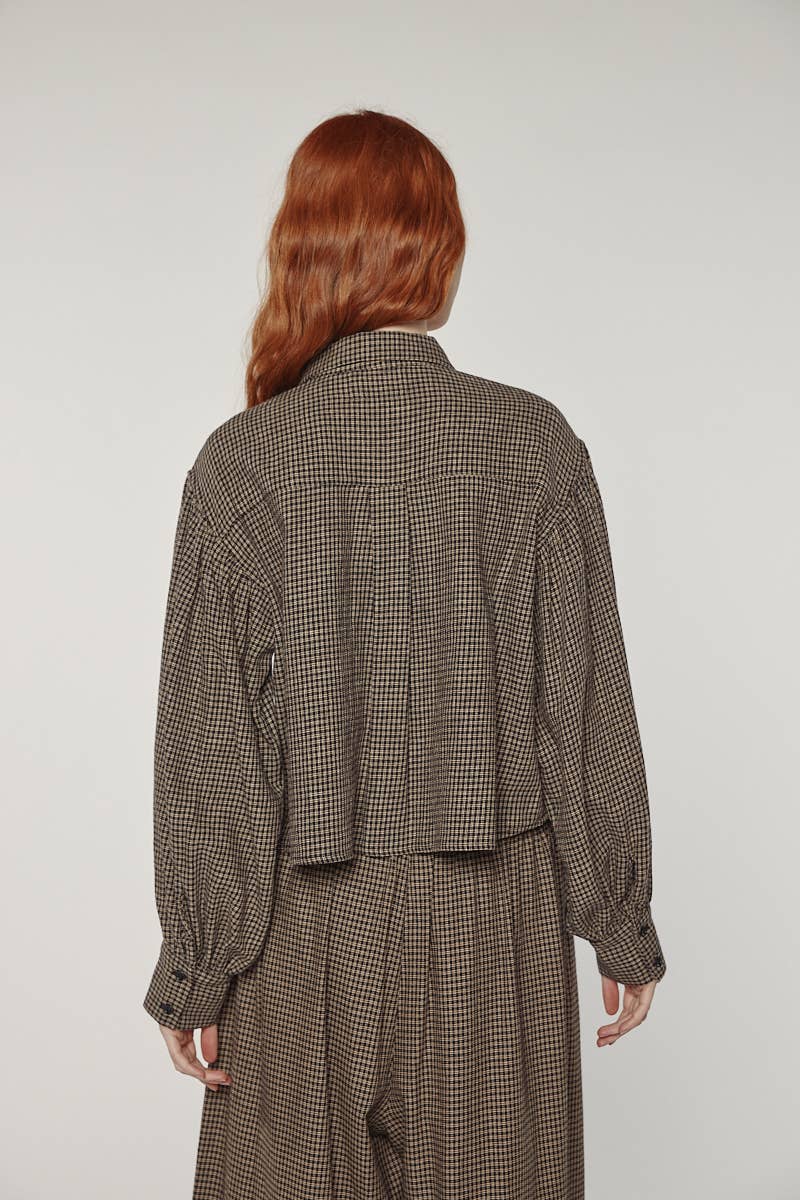 The Paris Check Blouse