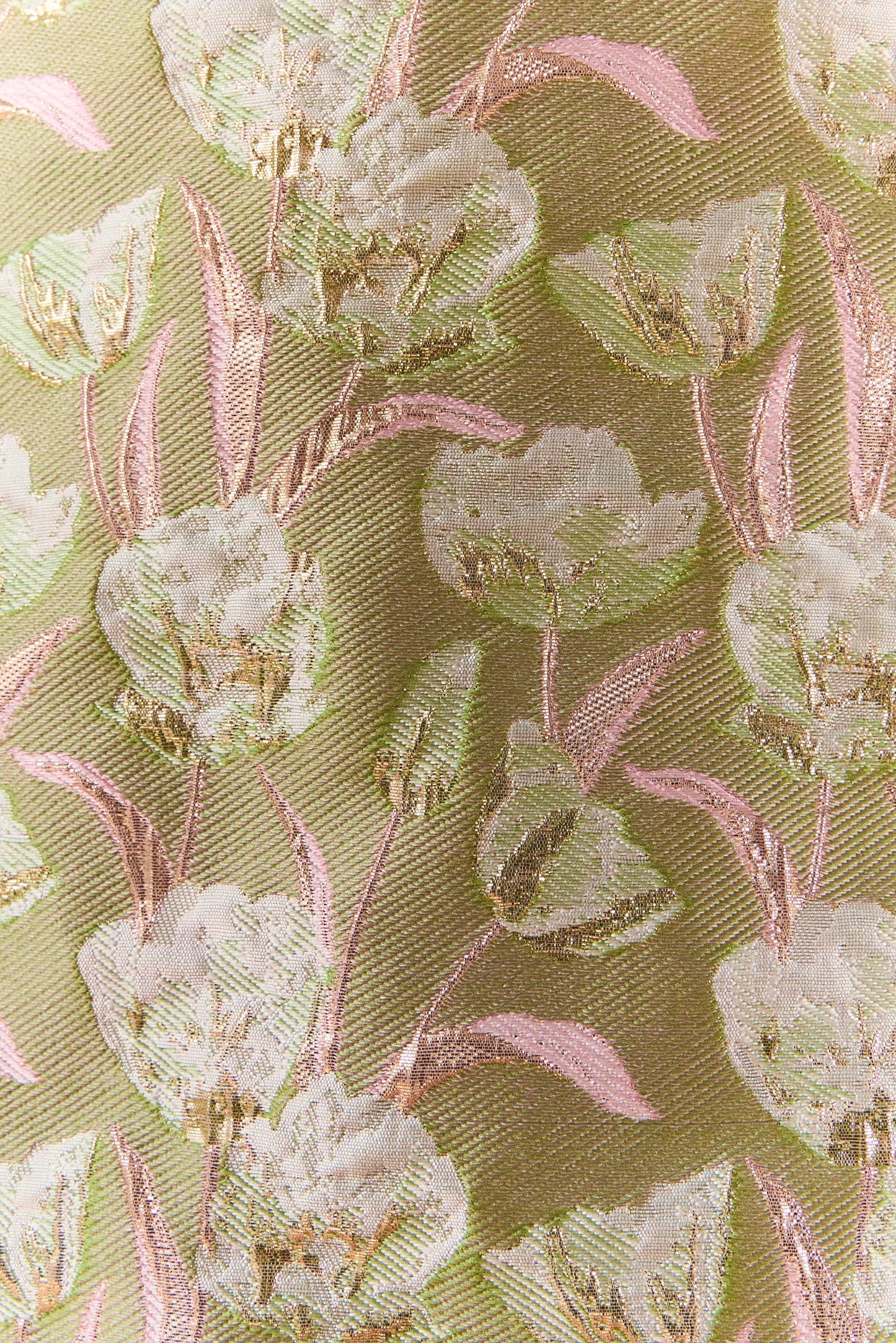 The Floral Jacquard Mini Dress