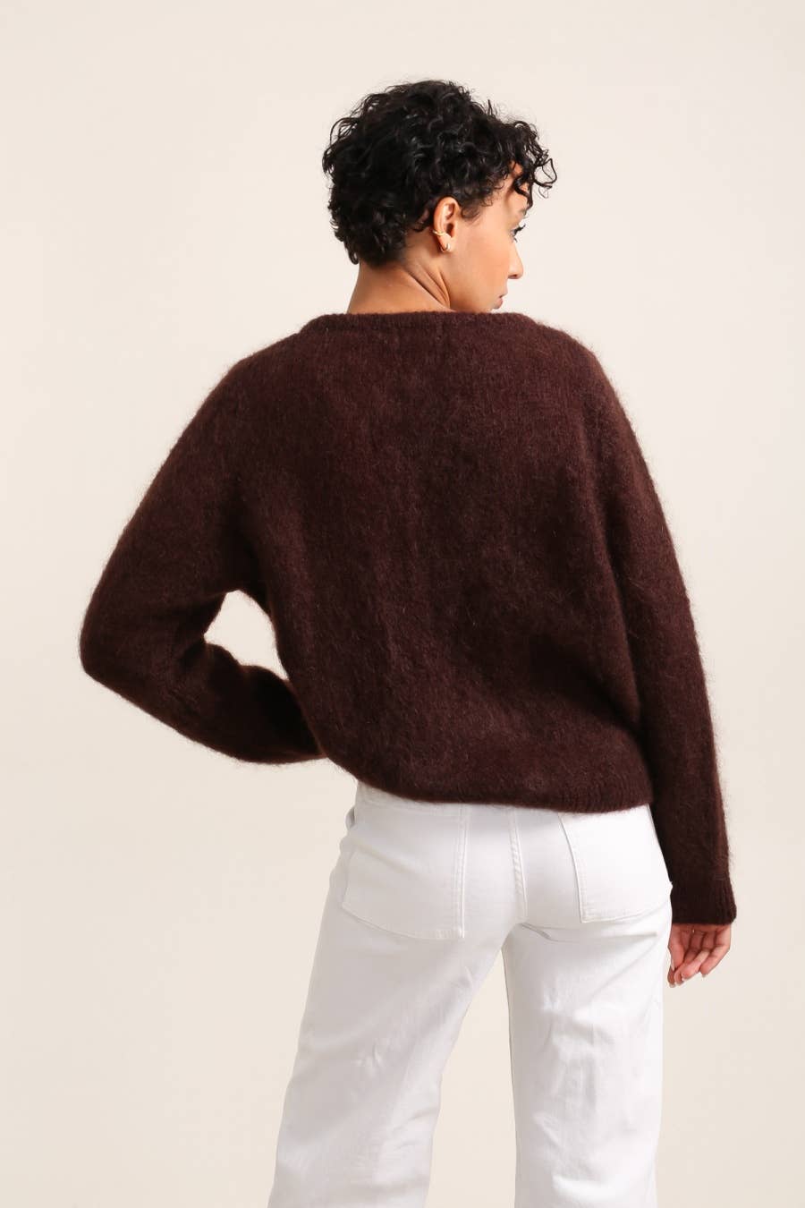 The Gris Mohair Cardigan