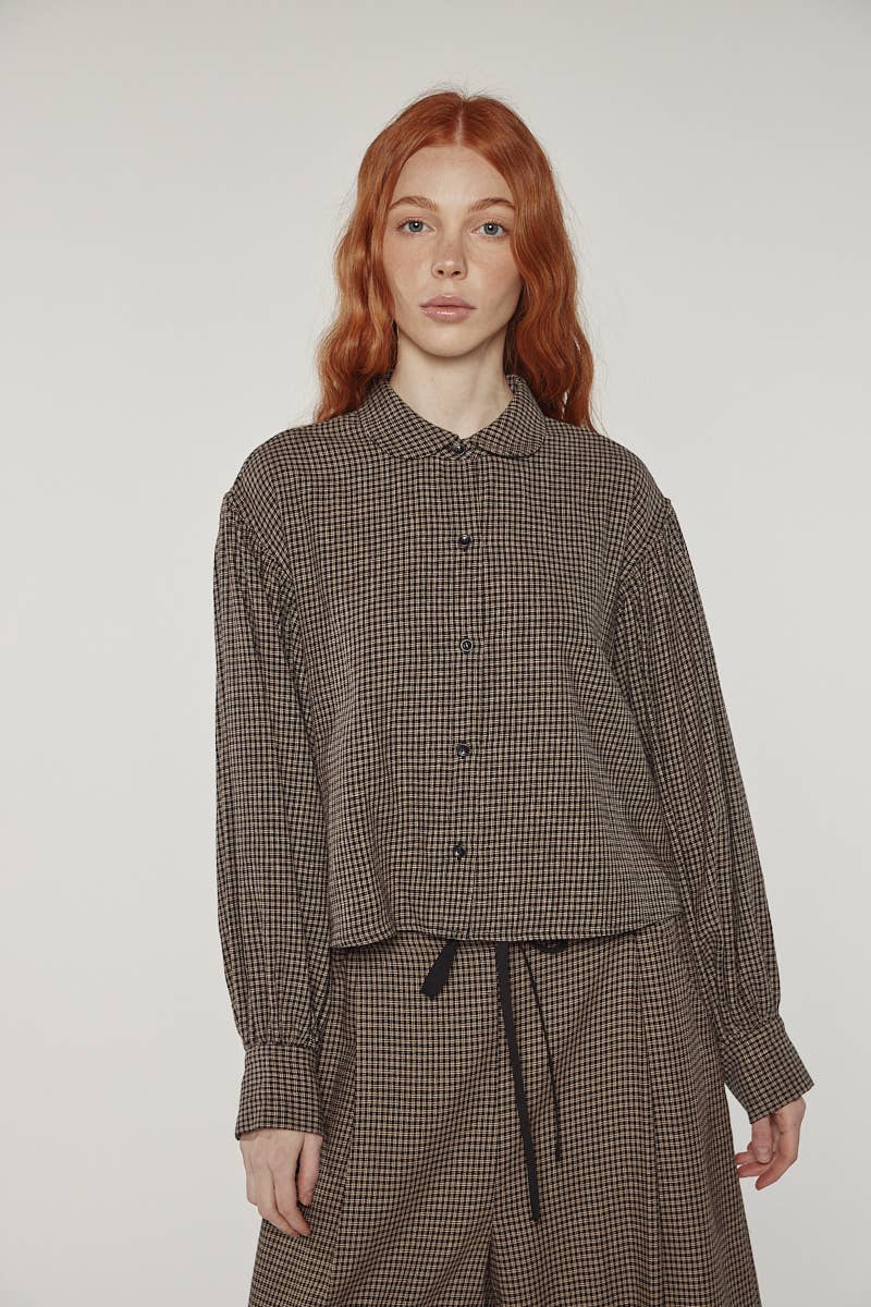 The Paris Check Blouse