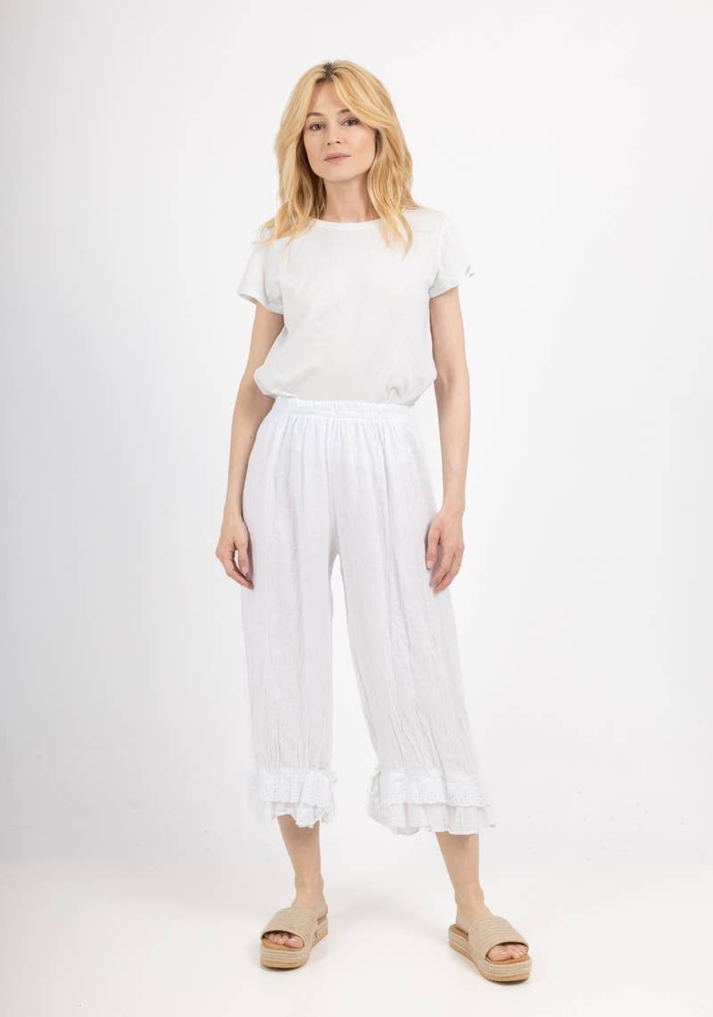Colette Linen Bloomer Pant