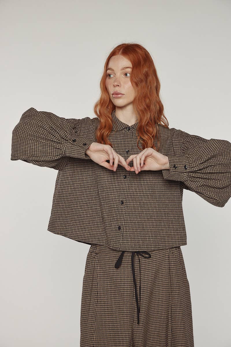 The Paris Check Blouse