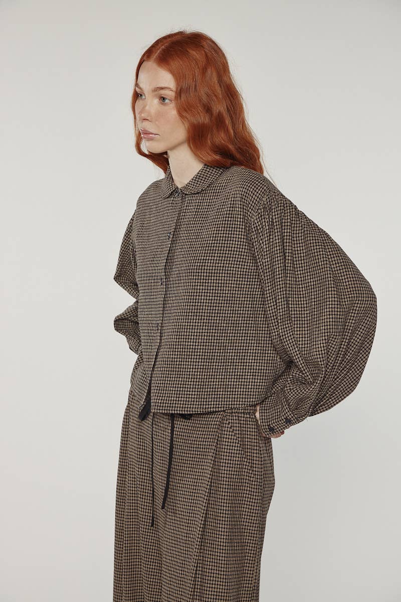 The Paris Check Blouse