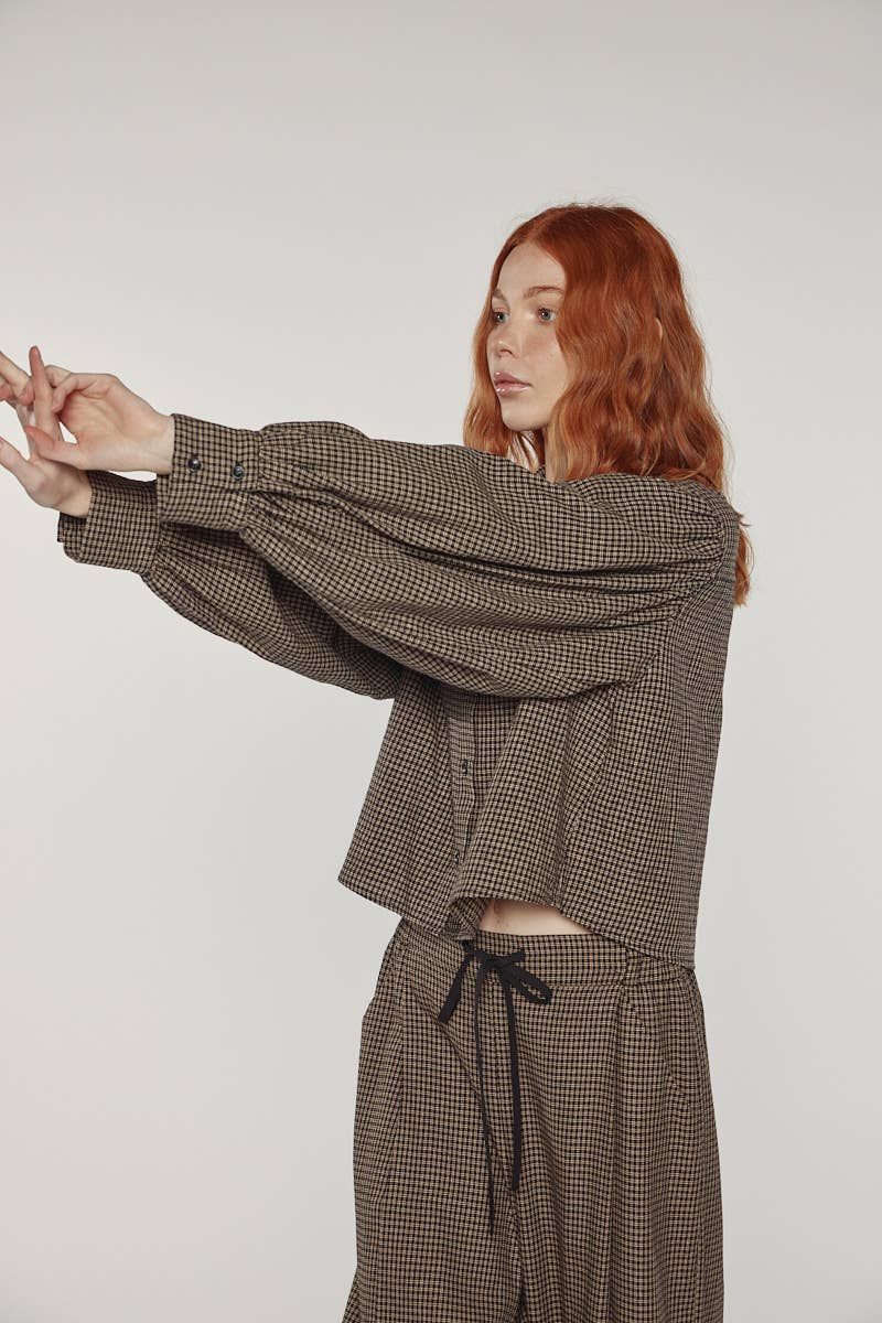 The Paris Check Blouse