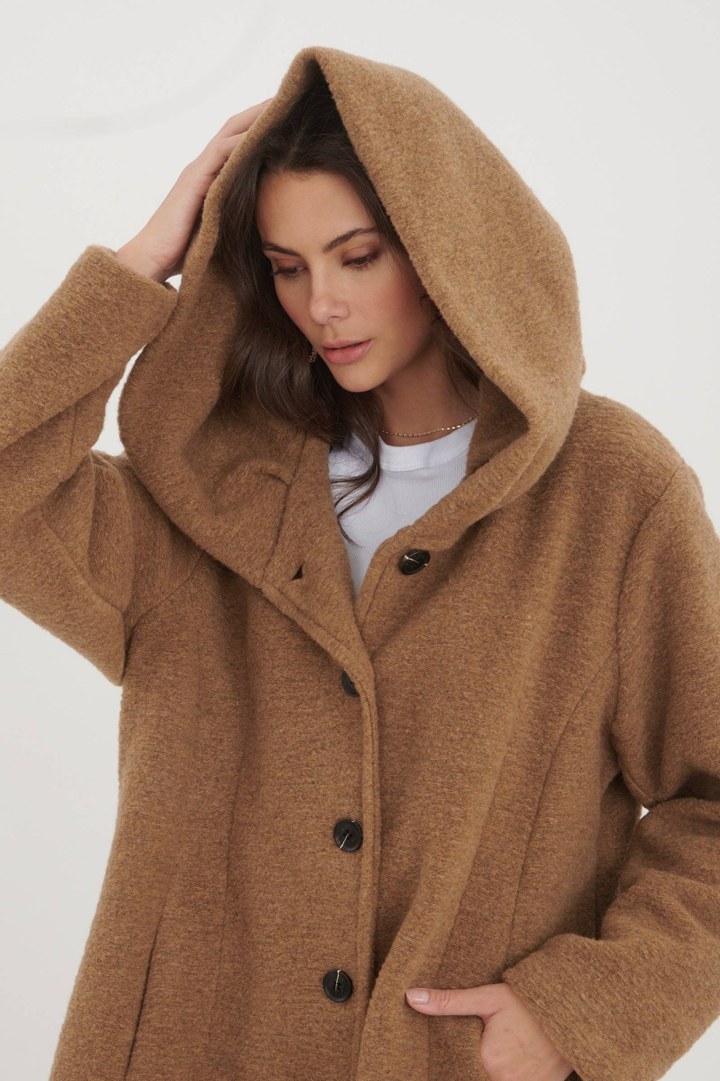 The Montmartre Hooded Wool Coat