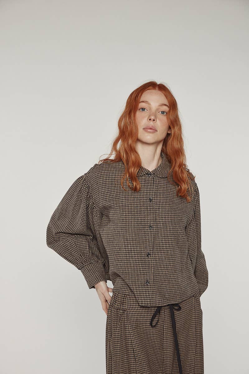 The Paris Check Blouse