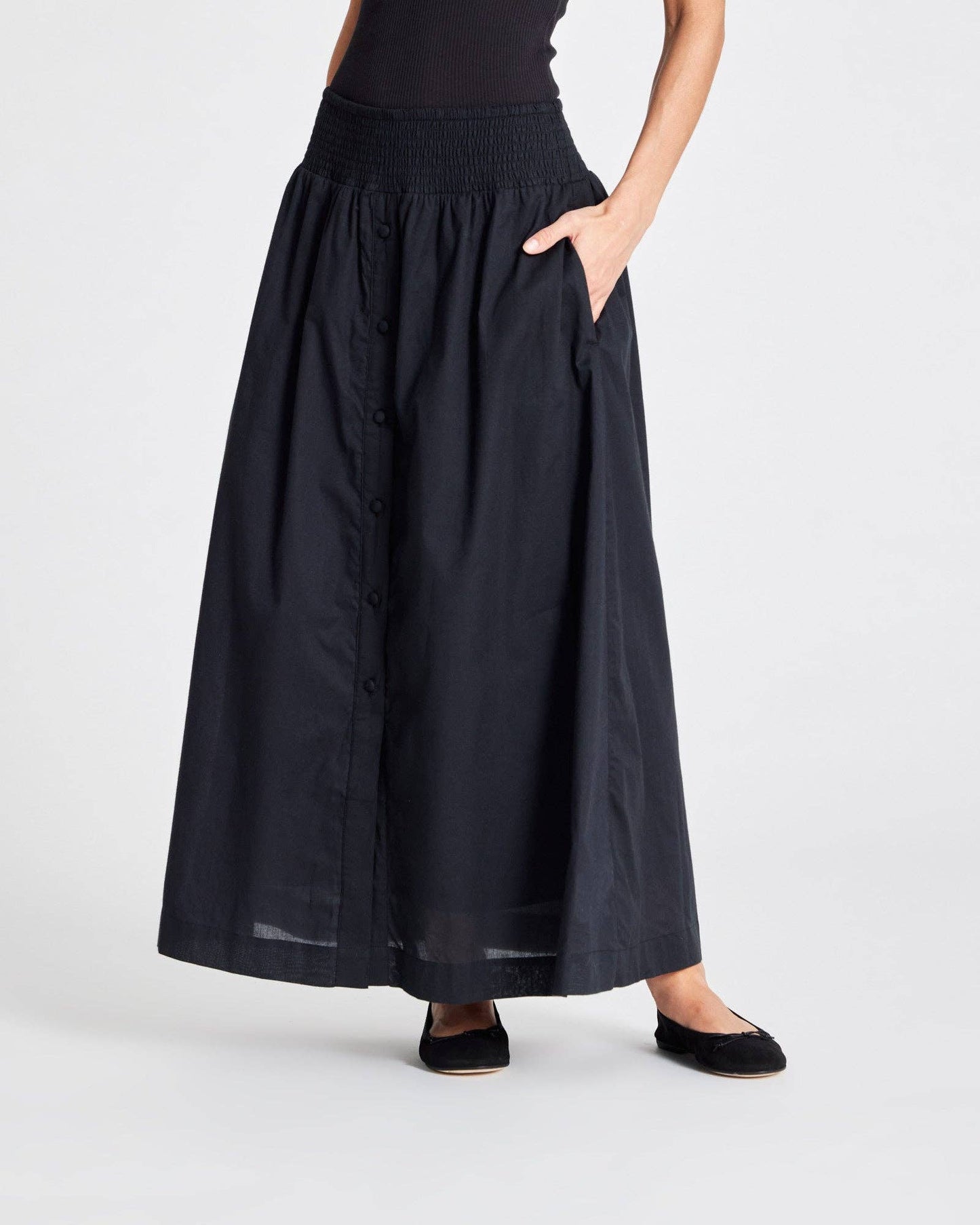 Le Noir Voile Skirt