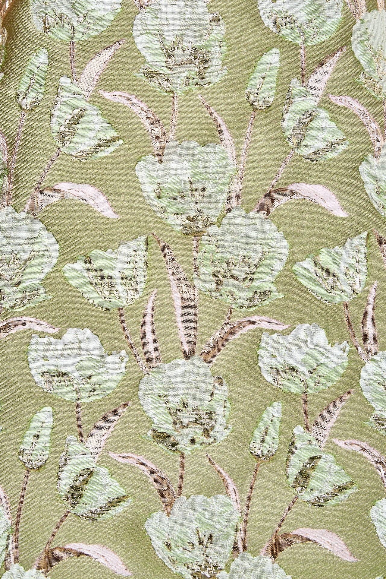 The Floral Jacquard Mini Dress