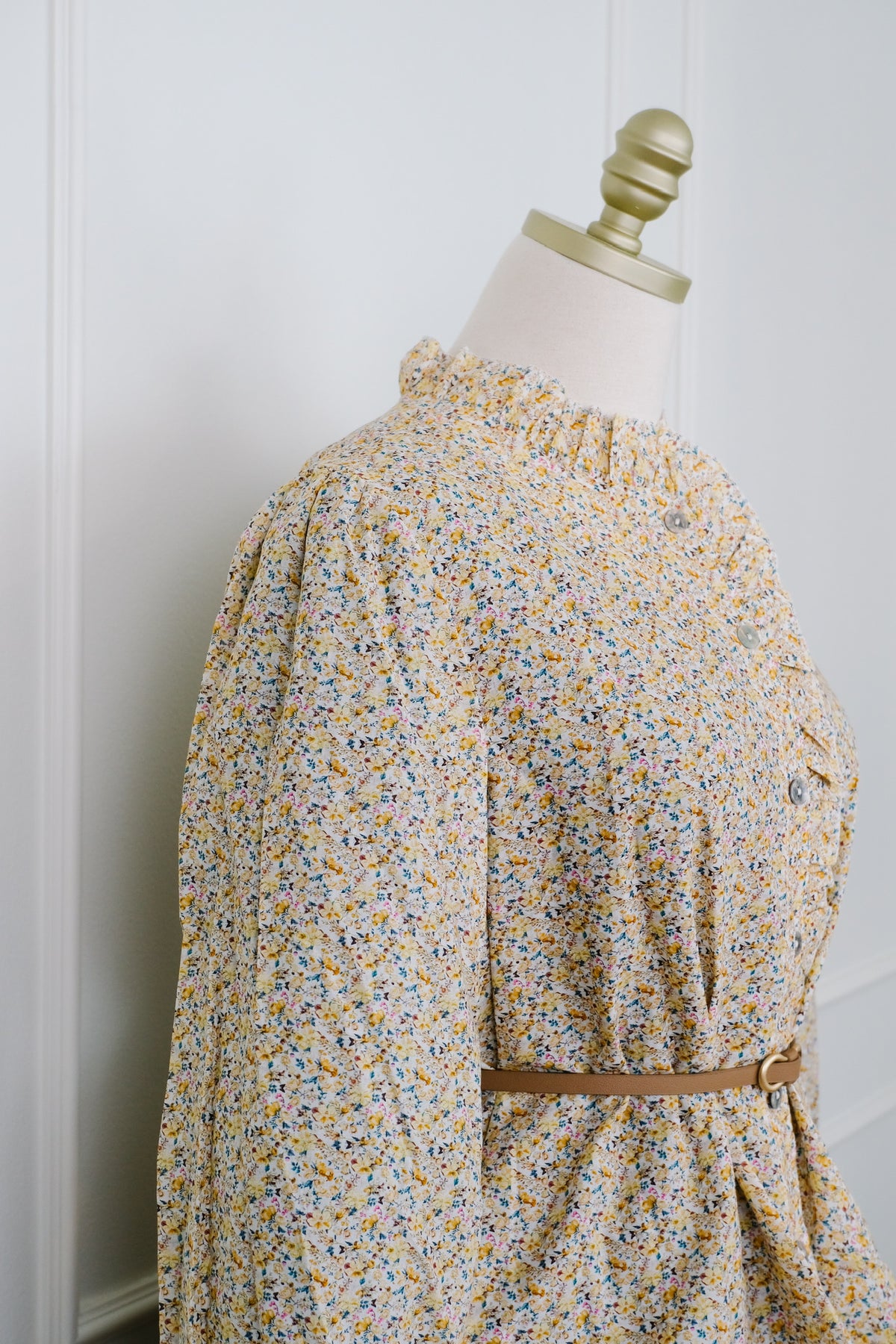 Goldie Ruffle Cotton Blouse