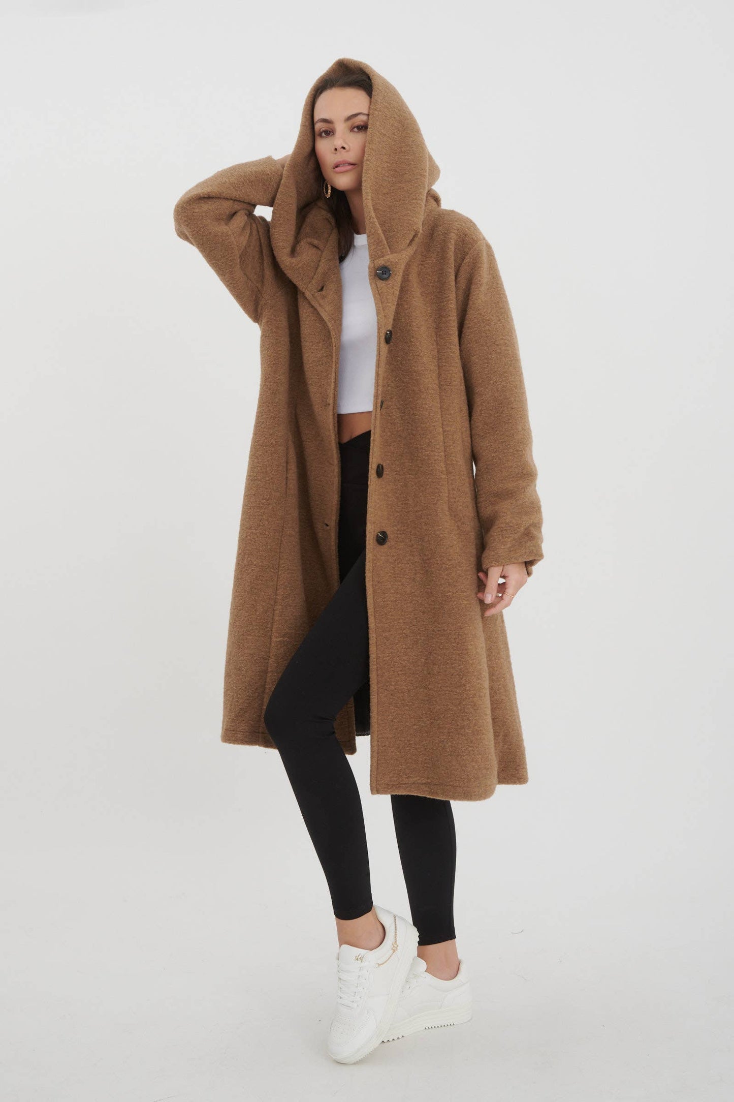 The Montmartre Hooded Wool Coat