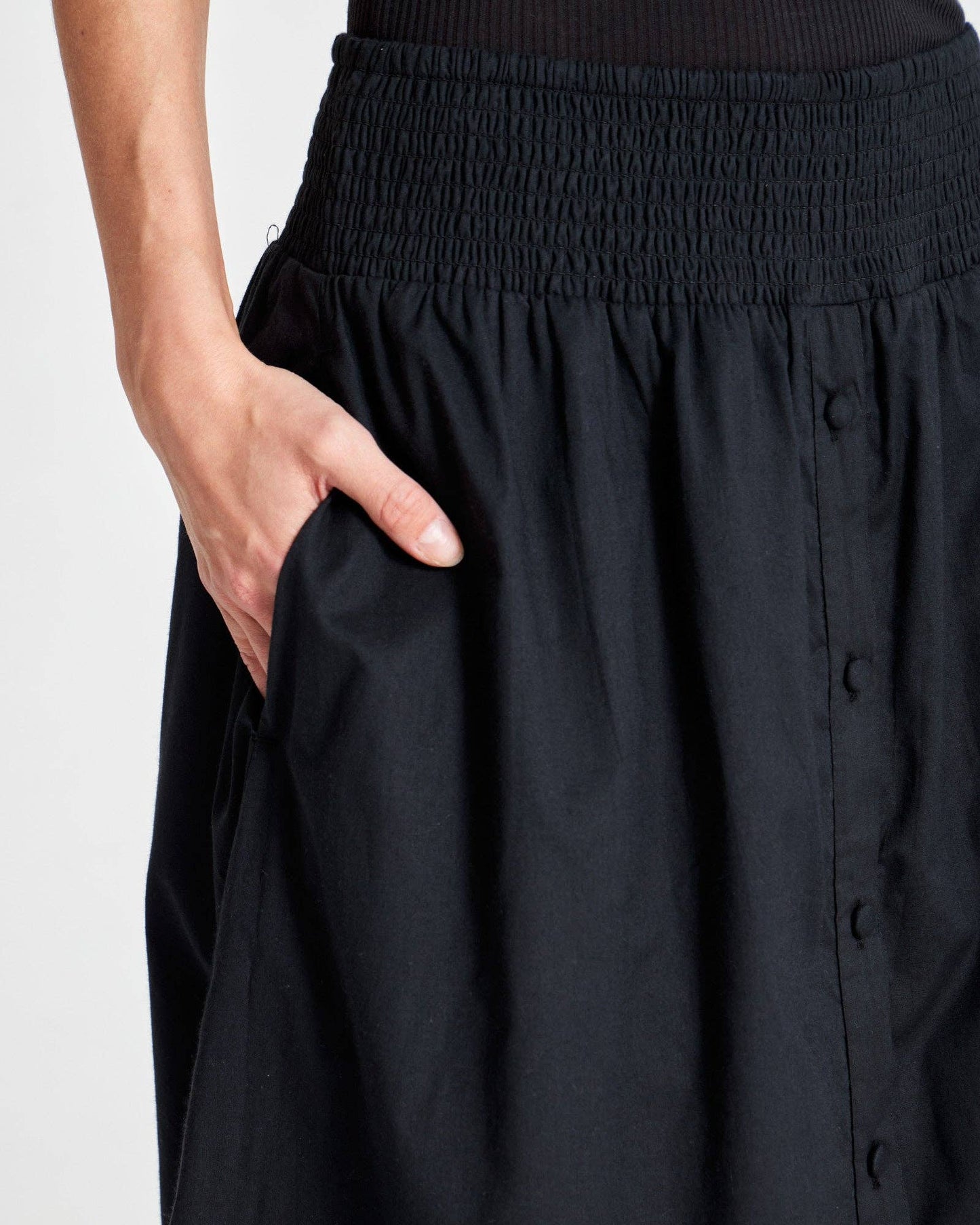 Le Noir Voile Skirt