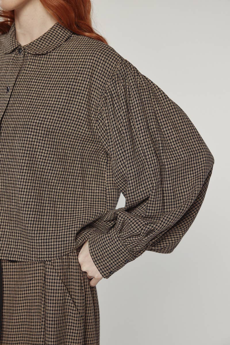The Paris Check Blouse