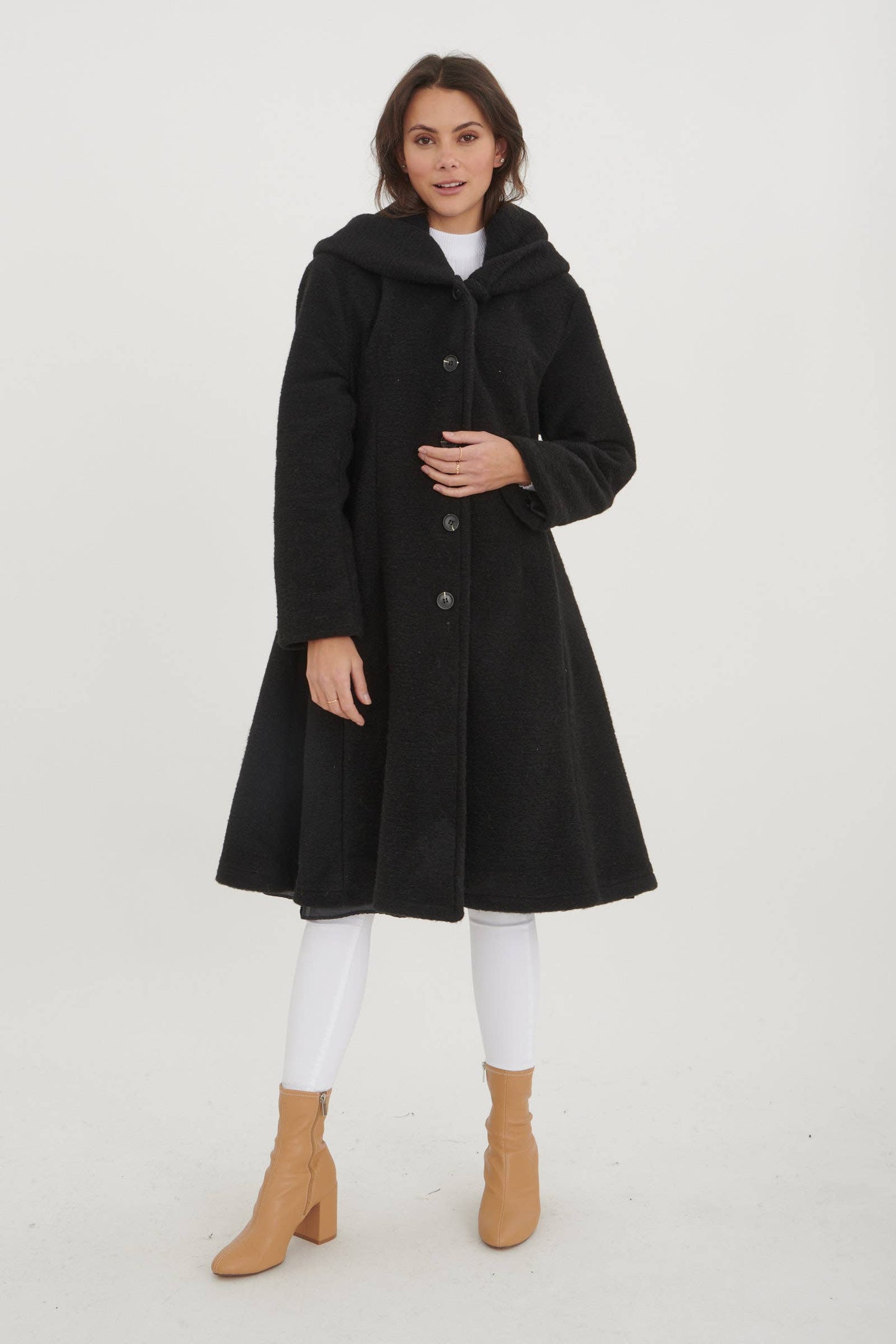The Montmartre Hooded Wool Coat